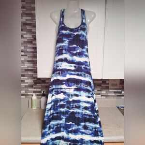Cynthia Rowley Tie Dye Maxi Dress Racerback SZ- XS